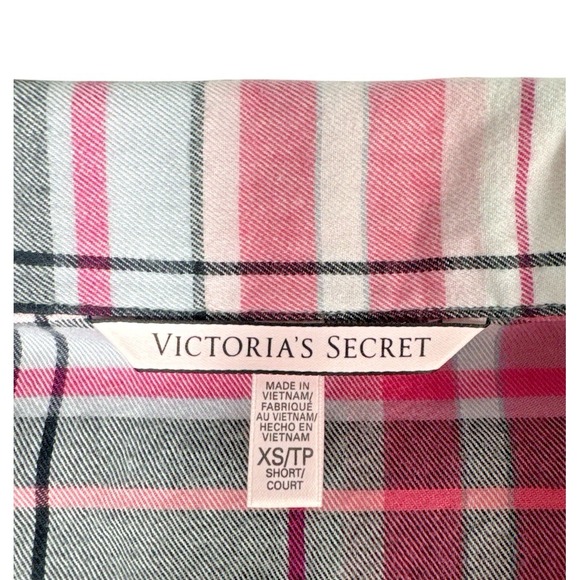 Victoria's Secret Women's Striped Pajama Set Long Sleeve Top & Drawstring Pan XS - Picture 4 of 16